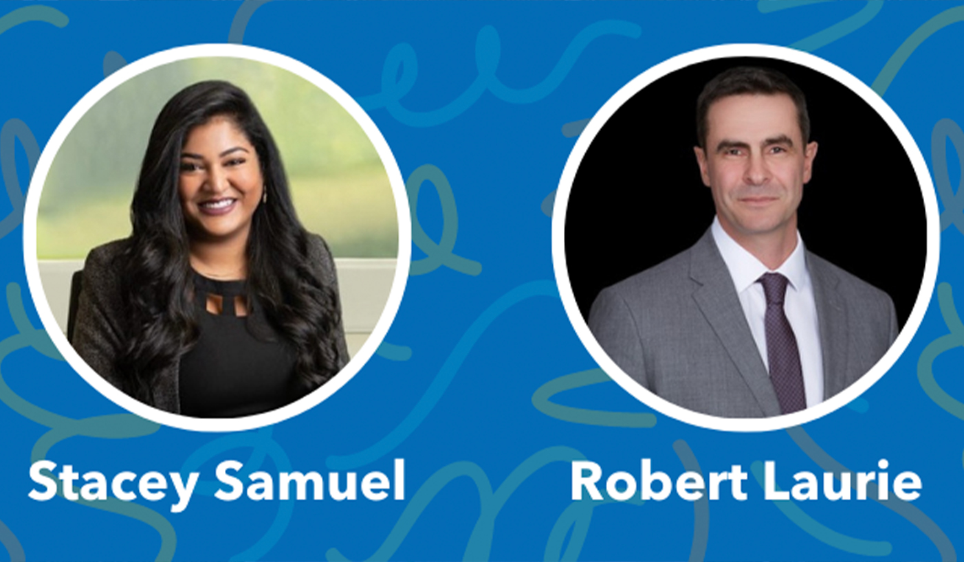Stacey Samuel and Robert Laurie