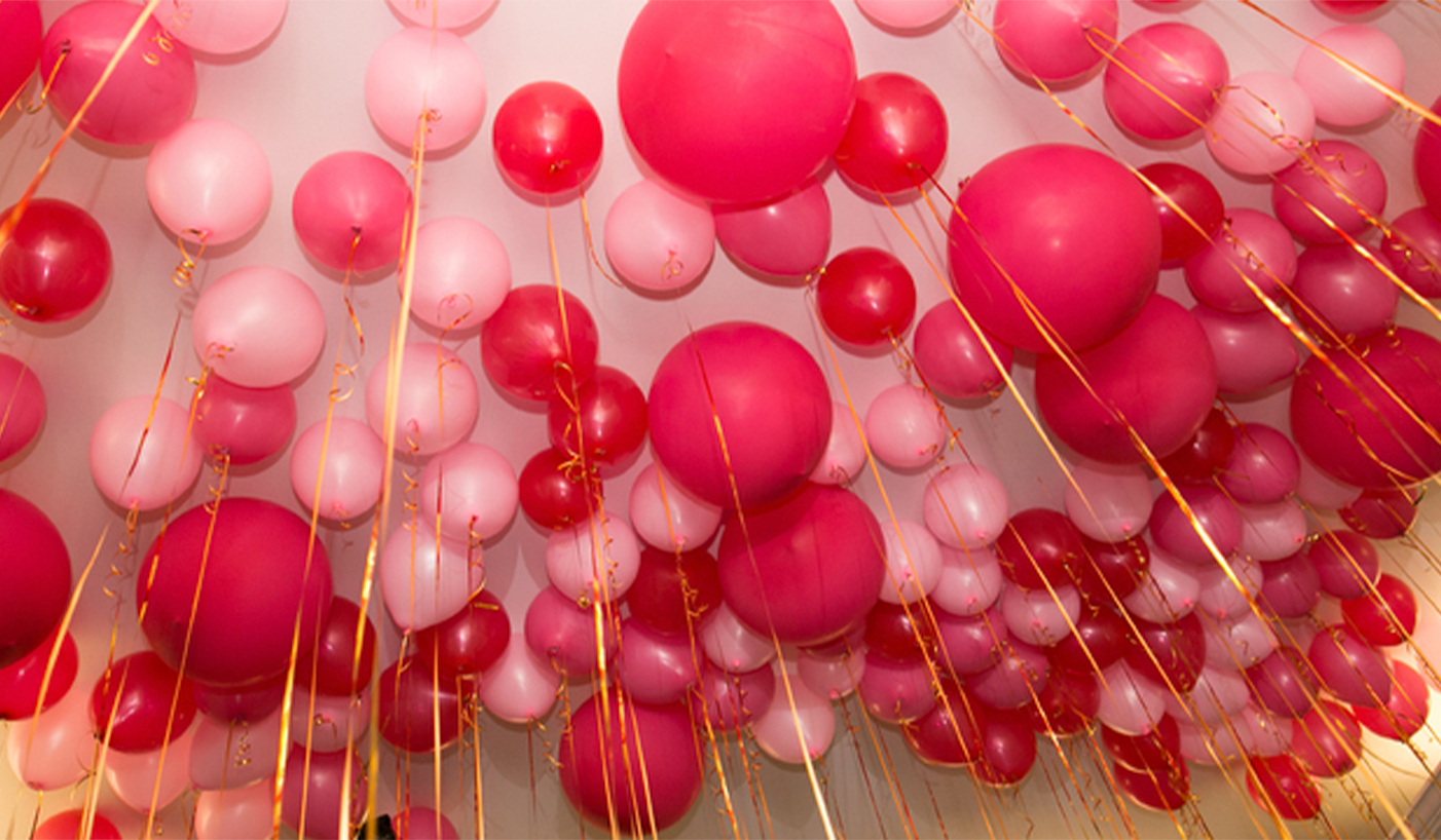 Balloons on strings