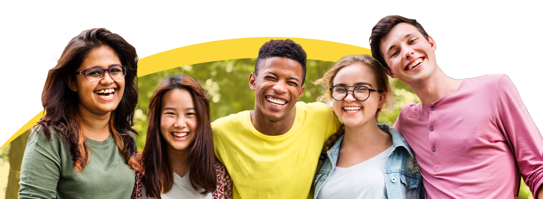 Group of teens hanging out