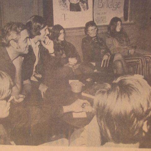 Group of people chatting