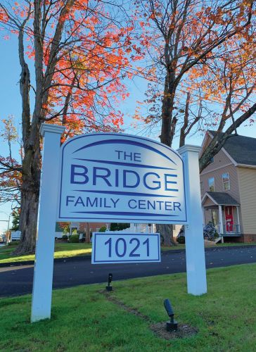 The Bridge sign